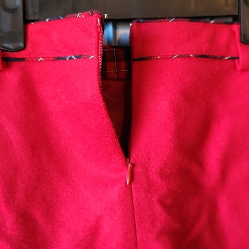 Jacadi Paris Red Wool Skirt - Picture 8 of 11